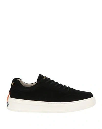 Barracuda Man Sneakers Black Size 6 Leather