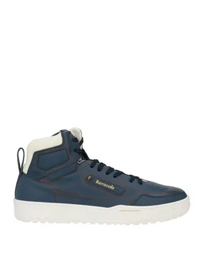 Barracuda Man Sneakers Midnight Blue Size 11 Leather