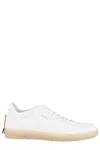 Barracuda Minimalist Leather Sneakers With Contrasting Heel Tab