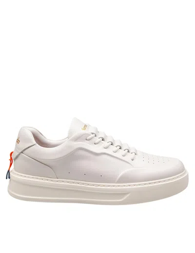 BARRACUDA PHOENIX SNEAKERS IN NAPPA LEATHER, WHITE