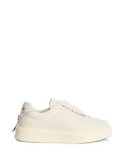 Barracuda Phoenix Tumbled-leather Sneakers In Neutral