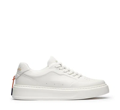Barracuda Slip-on Sneakers Phoenix-bu3510 In Nappa White Fondo Bianco (v2093)
