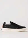 Barracuda Leather Lace-up Sneakers In Black
