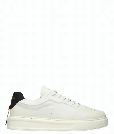 Barracuda White Slip On Leather Sneakers In Multi