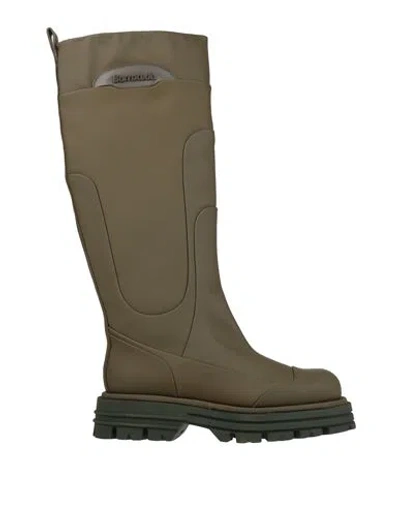 Barracuda Woman Boot Military Green Size 10 Soft Leather