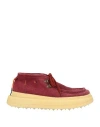 Barracuda Woman Lace-up Shoes Garnet Size 6 Leather In Burgundy