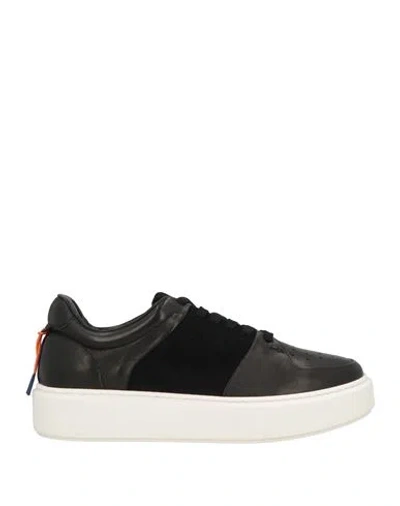 Barracuda Woman Sneakers Black Size 11 Soft Leather