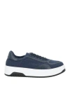 Barracuda Woman Sneakers Blue Size 6.5 Wool, Textile Fibers In Blue