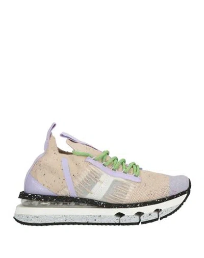Barracuda Woman Sneakers Lilac Size 9.5 Textile Fibers In Brown