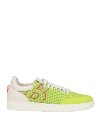 Barracuda Woman Sneakers Lime Green Size 9 Textile Fibers, Leather