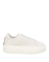 Barracuda Woman Sneakers Off White Size 5 Leather