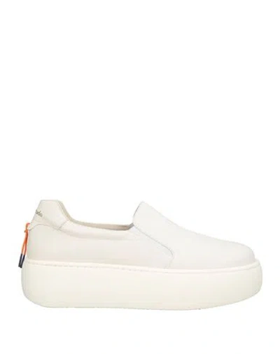 Barracuda Woman Sneakers Off White Size 8 Leather In Multi