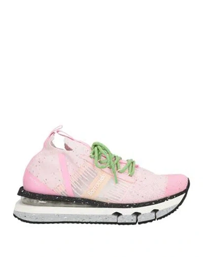 Barracuda Woman Sneakers Pink Size 8 Textile Fibers