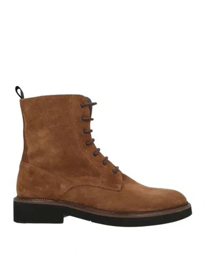 Barracuda's Collection Woman Ankle Boots Brown Size 7 Leather