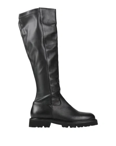 Barracuda's Collection Woman Boot Black Size 10 Calfskin