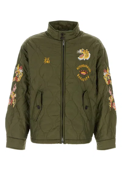 Barracuta Army Green Nylon Jacket