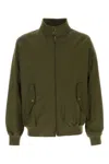 Barracuta Army Green Polyester Blend Jacket