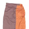 Barragan Purple And Peach Ciruela Drawstring Pegadita Skirt In Purple