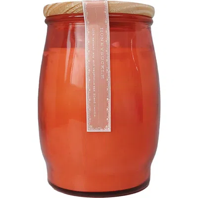 Barr-co. Barr-co Grapefruit Barrel Candle In Pink