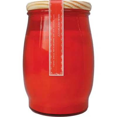 Barr-co. Barr-co Grapefruit Barrel Candle In Pink