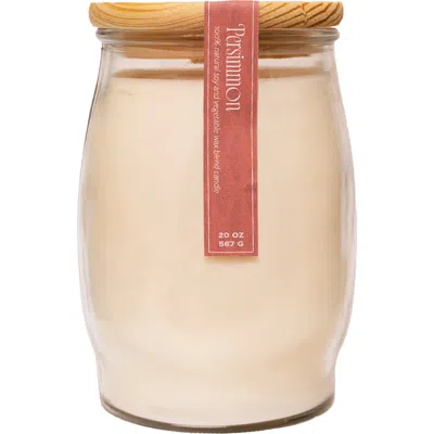 Barr-co. Barr-co Grove Barrel Candle In Orange