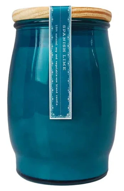 Barr-co. Barr-co Saddle Barrel Candle In Green