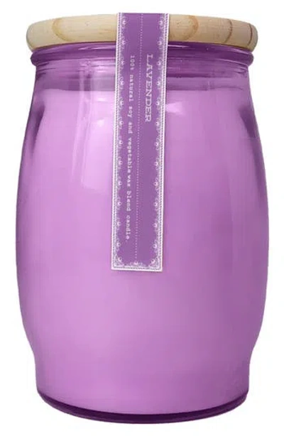 Barr-co. Barr-co Saddle Barrel Candle In Purple