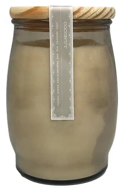 Barr-co. Barr-co Saddle Barrel Candle In White