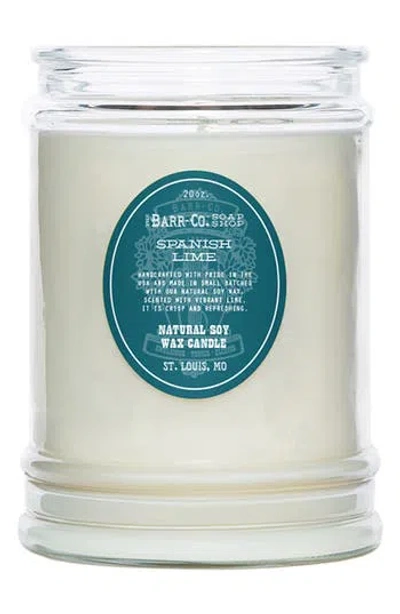 Barr-co. Barr-co Spanish Lime Tumbler Candle In White