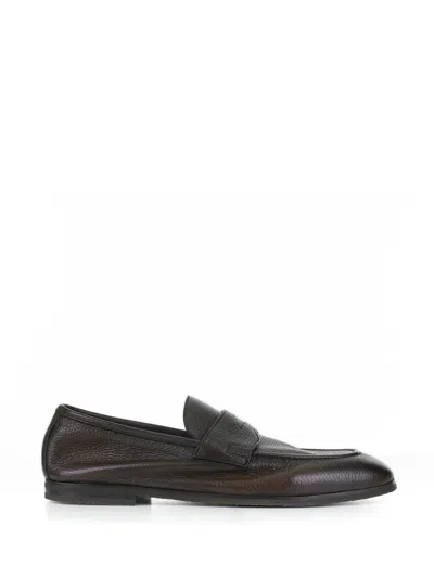 Barret Brown Leather Moccasin