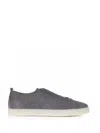 Barret Gray Leather Sneaker In Gray