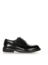 Barrett Black Derby In Smooth Leather In Black