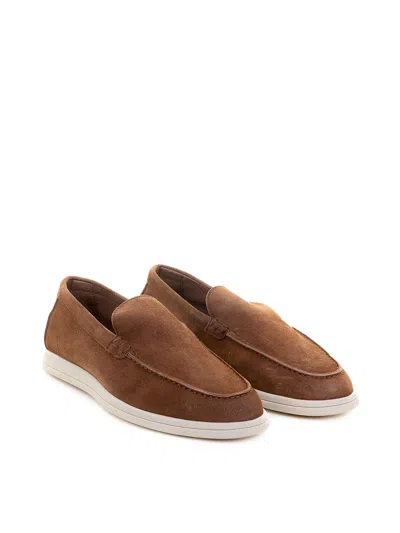 Barrett Brown Moccasin In Suede