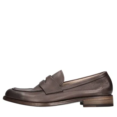 Barrett Flat Shoes Brown In Marrone Scuri