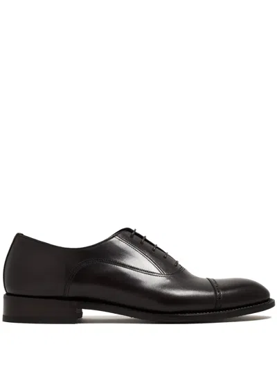 Barrett Lace-up Leather Oxford Shoes In Black