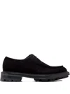 Barrett Lace-up Suede Derby Shoes In Black