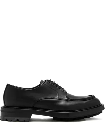 Barrett Leather Lace-up Derby Shoes In Black