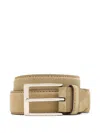 Barrett Suede Belt In Neutral