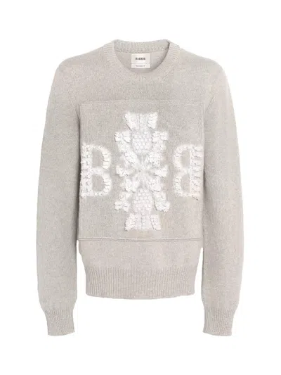 Barrie 3d Cashmere Jumper Ice In Gray