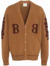 Barrie 3d-knit Cashmere Cardigan In Brown