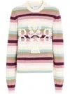 Barrie 3d-logo Cashmere Sweater In Pink