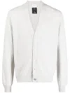 Barrie B Label Cashmere Cardigan In Grau