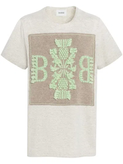 Barrie B-logo T-shirt In Neutrals