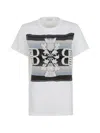Barrie B로고 패치 티셔츠 In White