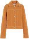Barrie Button-up Jacket In Brown
