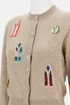 Barrie Cardigan In Neutral