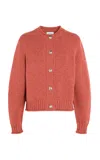 Barrie Cashmere Cardigan In Red