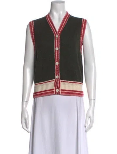 Pre-owned Barrie Cashmere Colorblock Pattern Sweater In Multicolor