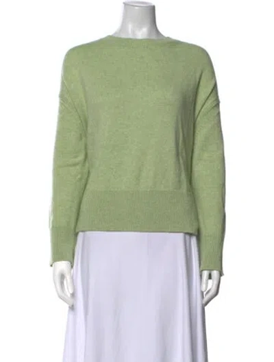 Pre-owned Barrie Cashmere Crew Neck Sweater In Green