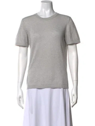 Pre-owned Barrie Cashmere Crew Neck Sweater In Neutrals